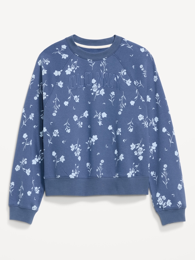 Vintage Crew-Neck Logo-Graphic Sweatshirt