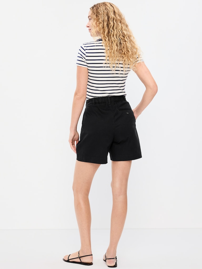 High-Waisted OGC Chino Shorts -- 6-inch inseam