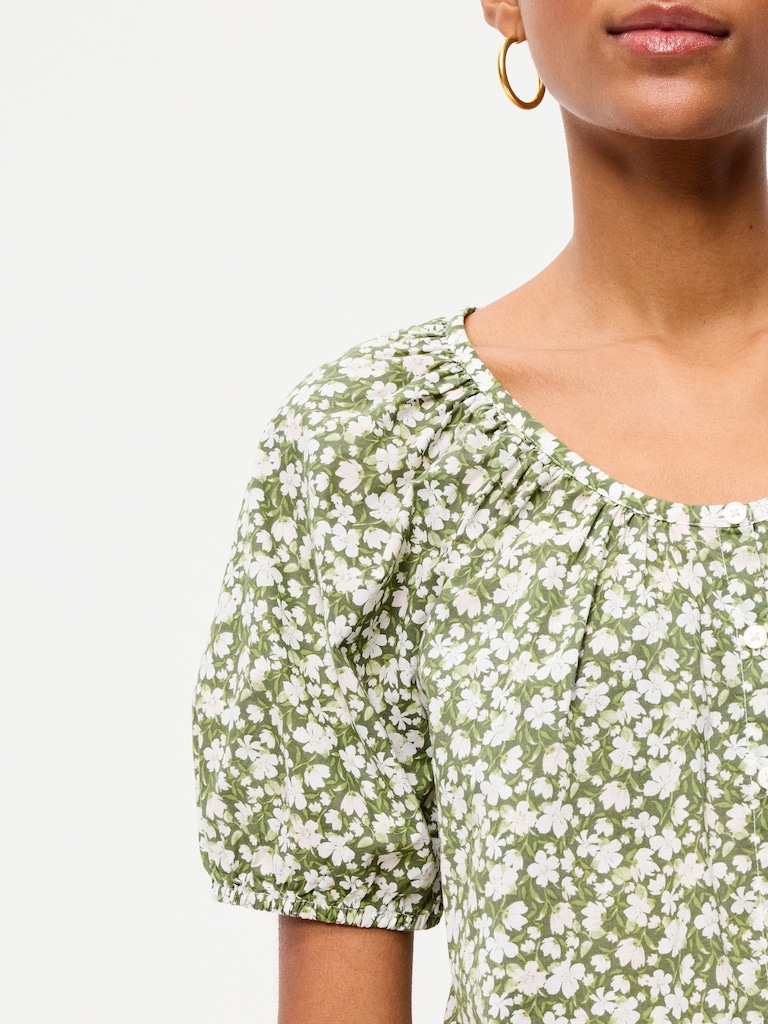 Airy Button-Down Top