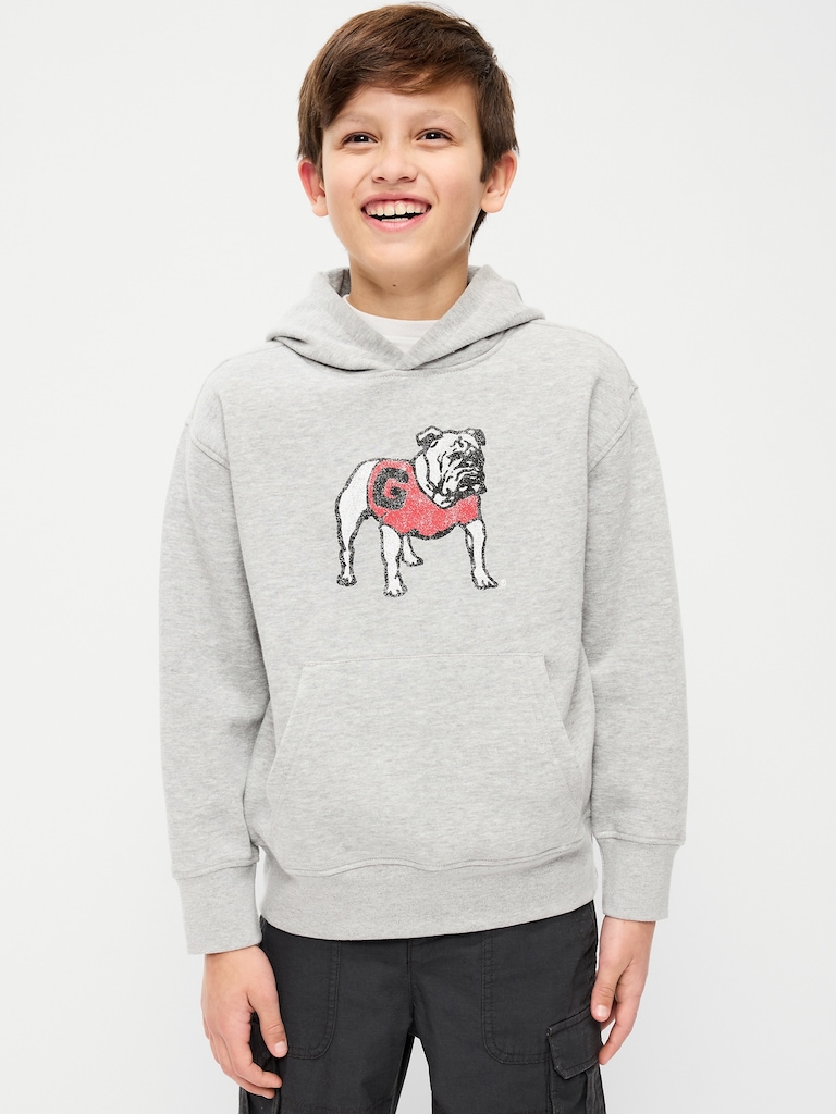 College Graphic Gender-Neutral Hoodie for Kids