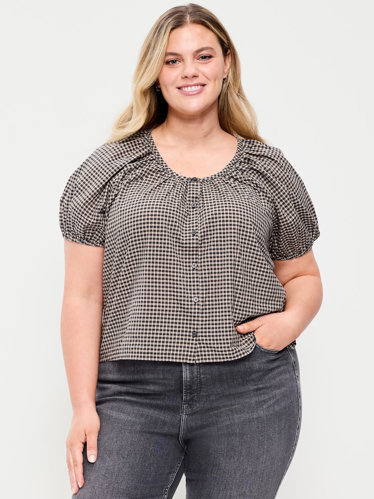 Airy Button-Down Top