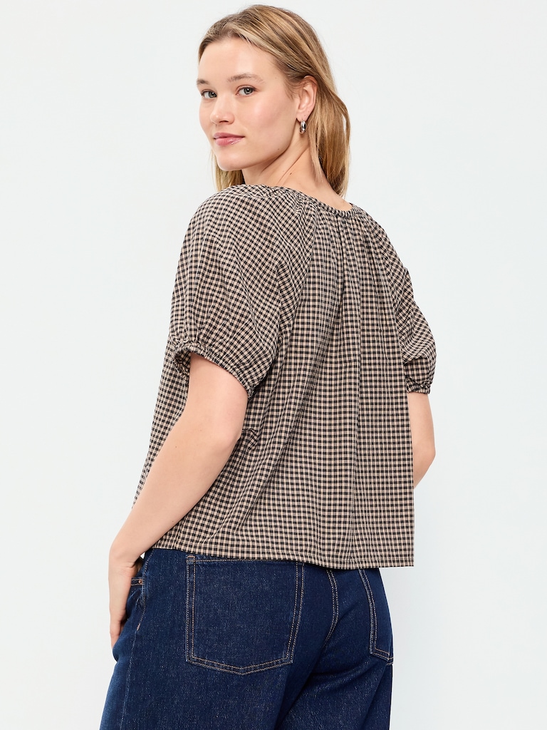 Airy Button-Down Top