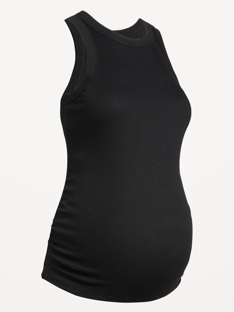 Maternity High-Neck Tank Top