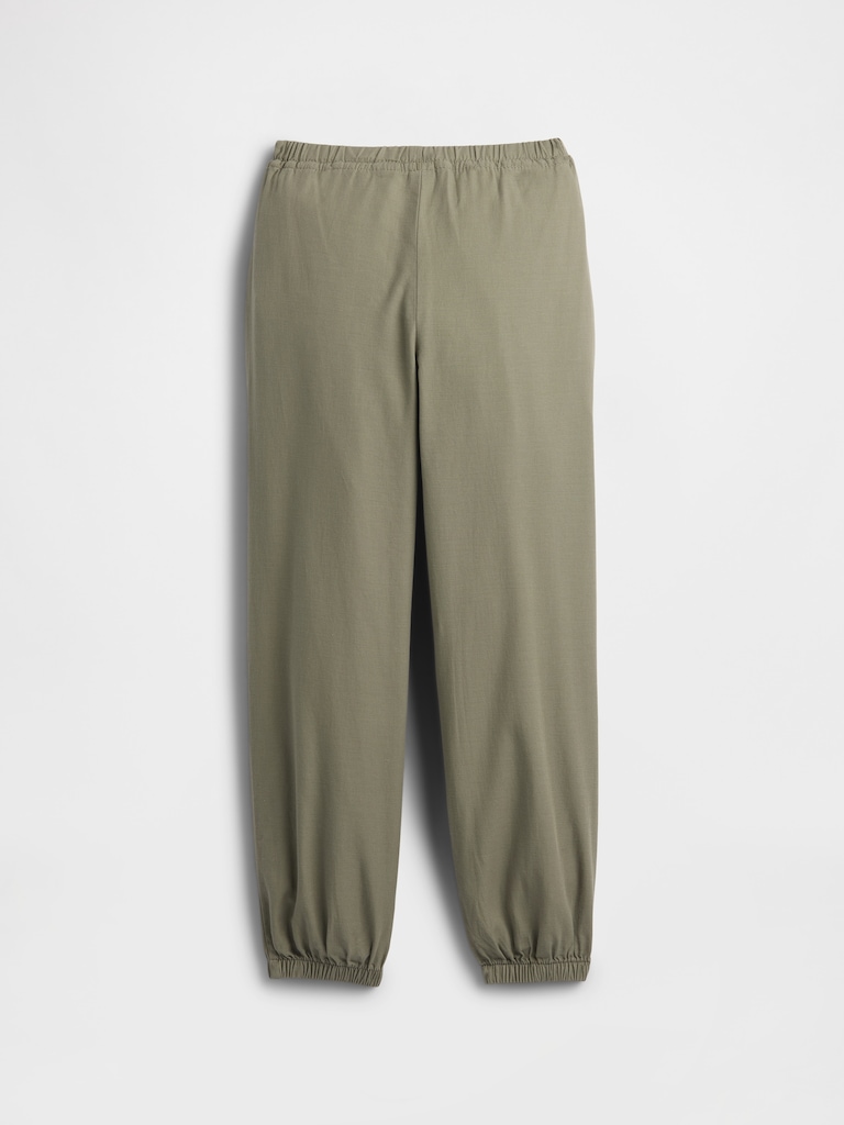 Kids Pull-On Twill Utility Joggers