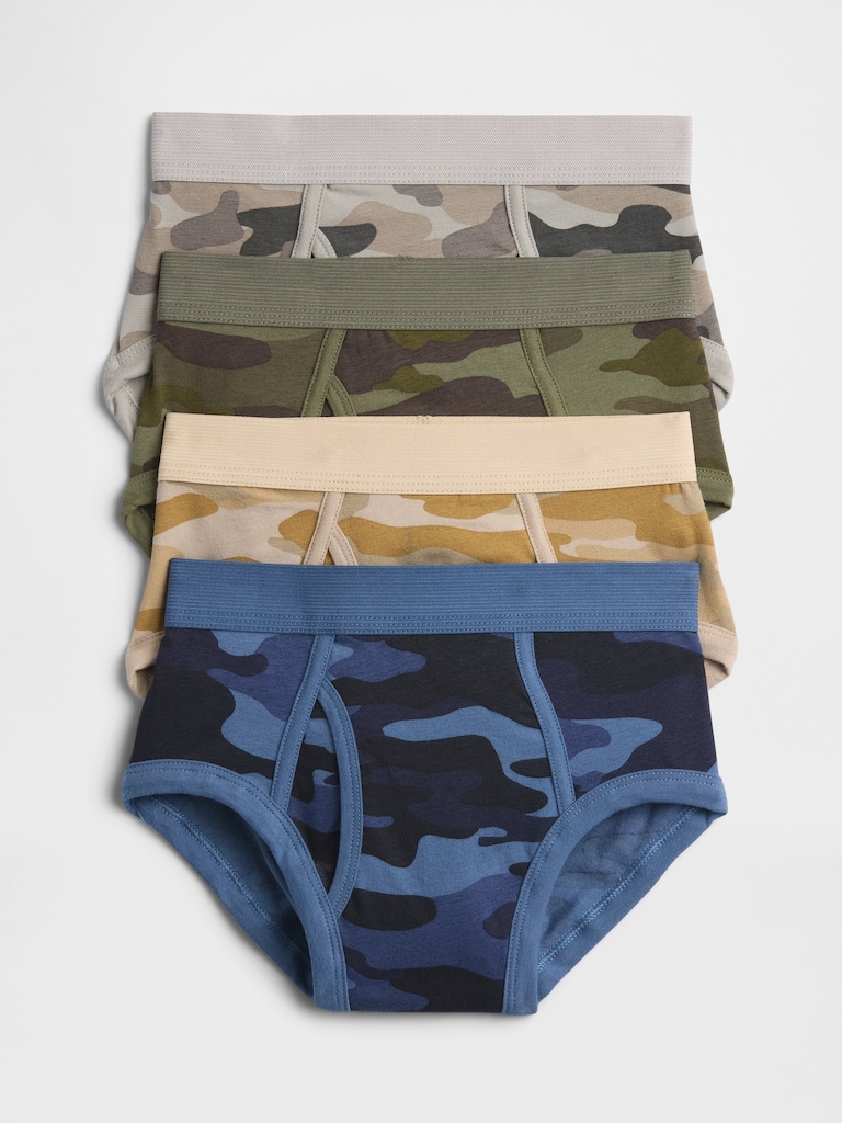 Kids Camo Briefs (4-Pack)
