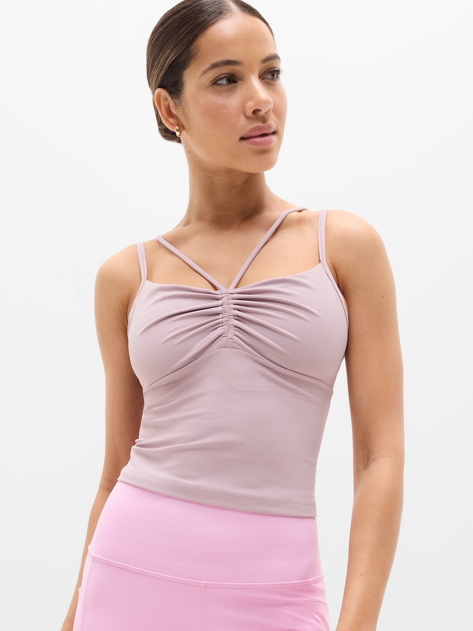 V-Neck Hardware One-Piece Swimsuit