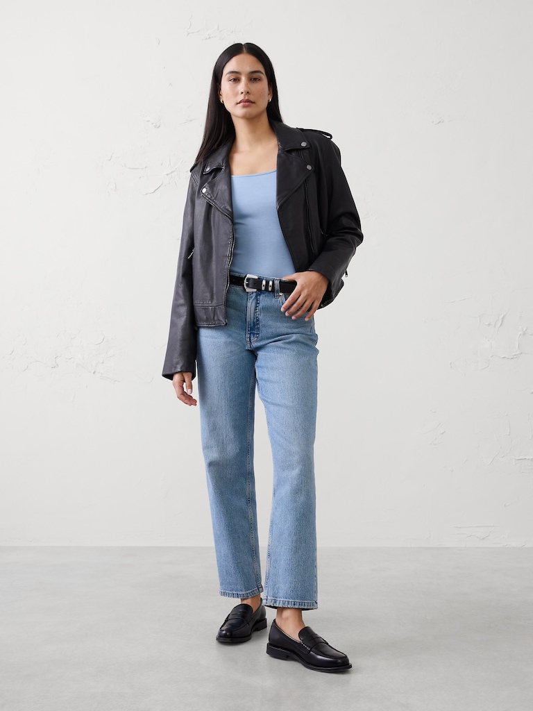 Soft Touch Square-Neck Top