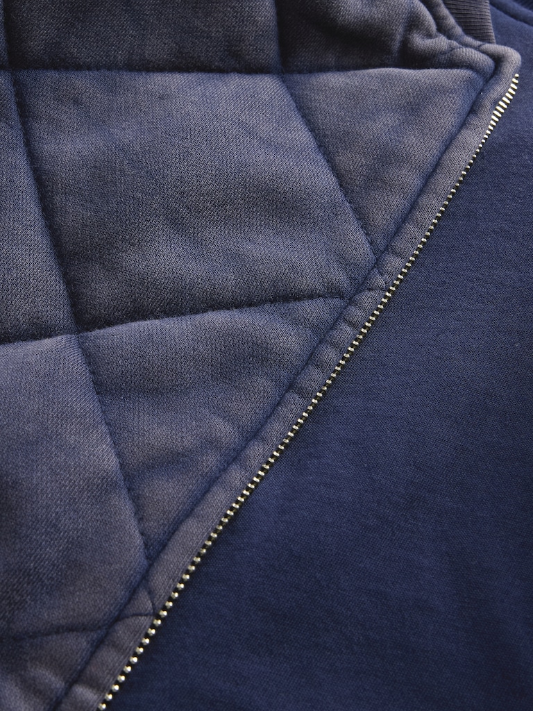 VintageSoft Quilted Bomber Jacket