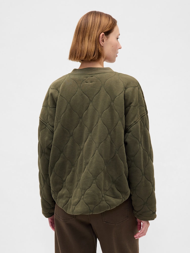 VintageSoft Quilted Oversized Jacket