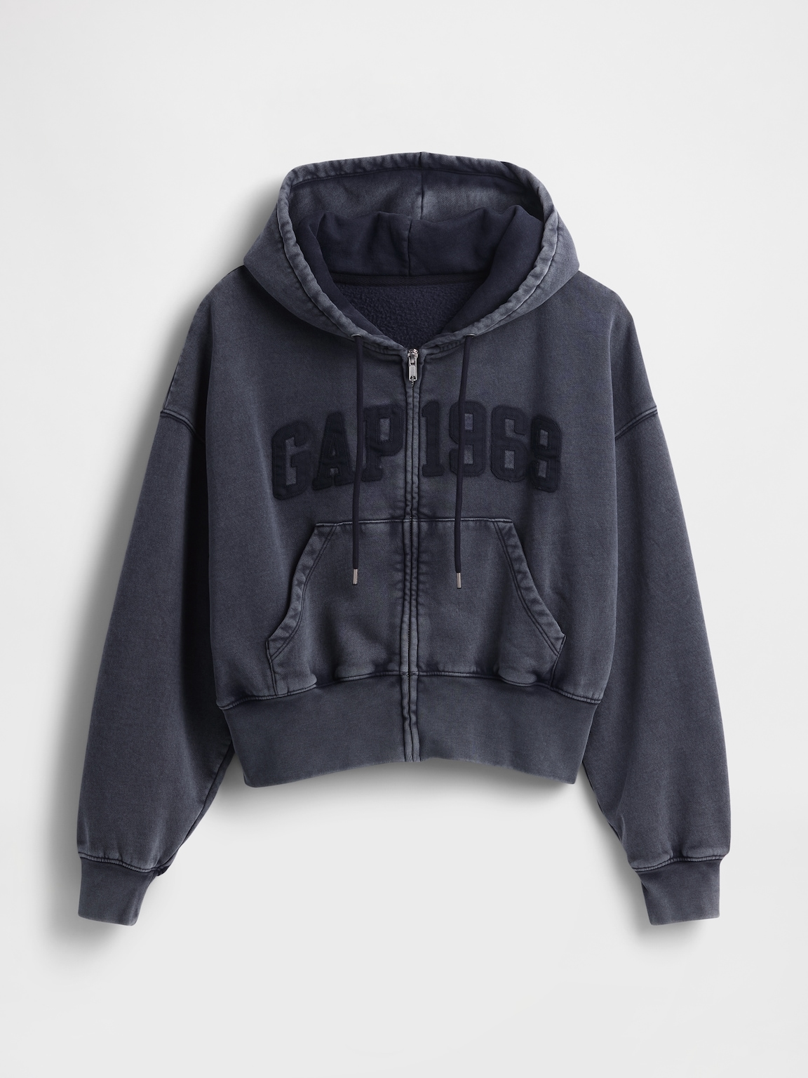 VintageSoft 1969 Logo Zip Hoodie