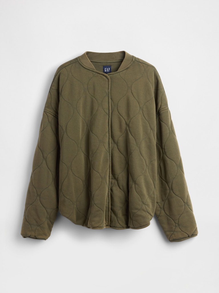 VintageSoft Quilted Oversized Jacket