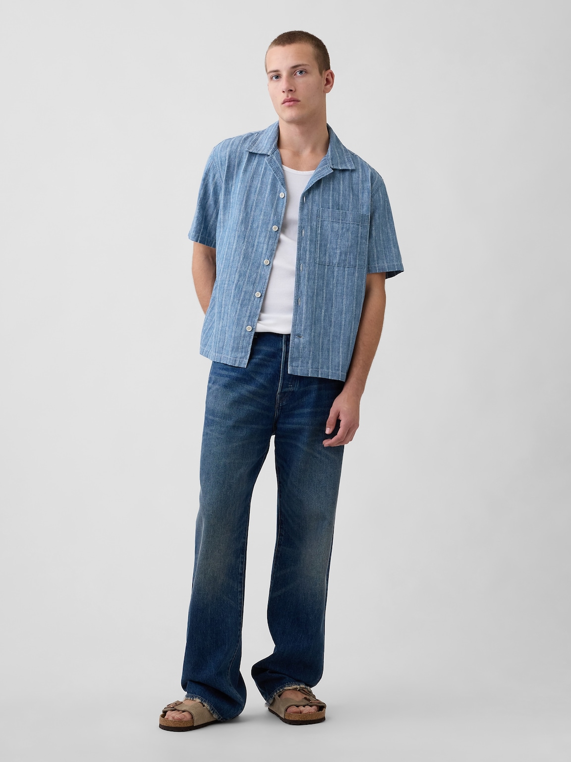 Denim Dobby Resort Shirt