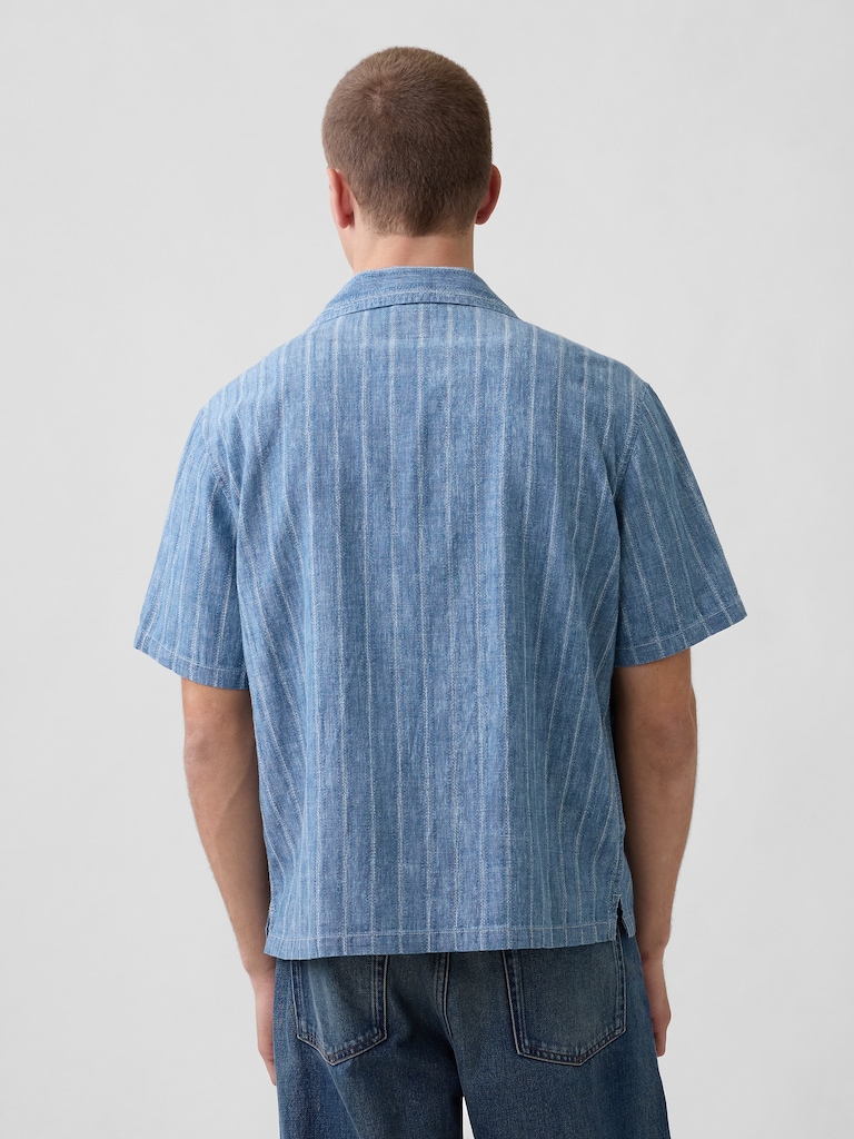Denim Dobby Resort Shirt