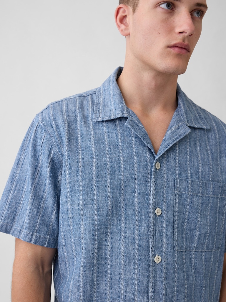 Denim Dobby Resort Shirt