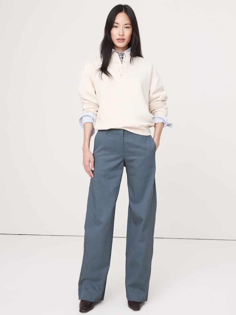 The Everyday Wide-Leg Pant in Tencel™-Cotton