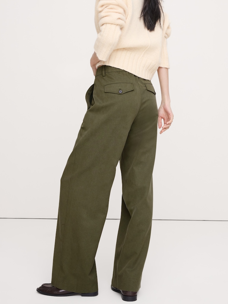 The Everyday Wide-Leg Pant in Tencel™-Cotton