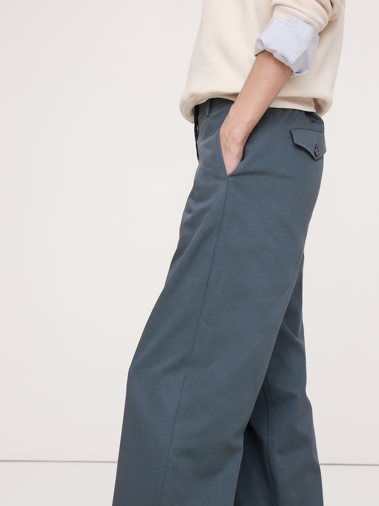 The Everyday Wide-Leg Pant in Tencel™-Cotton