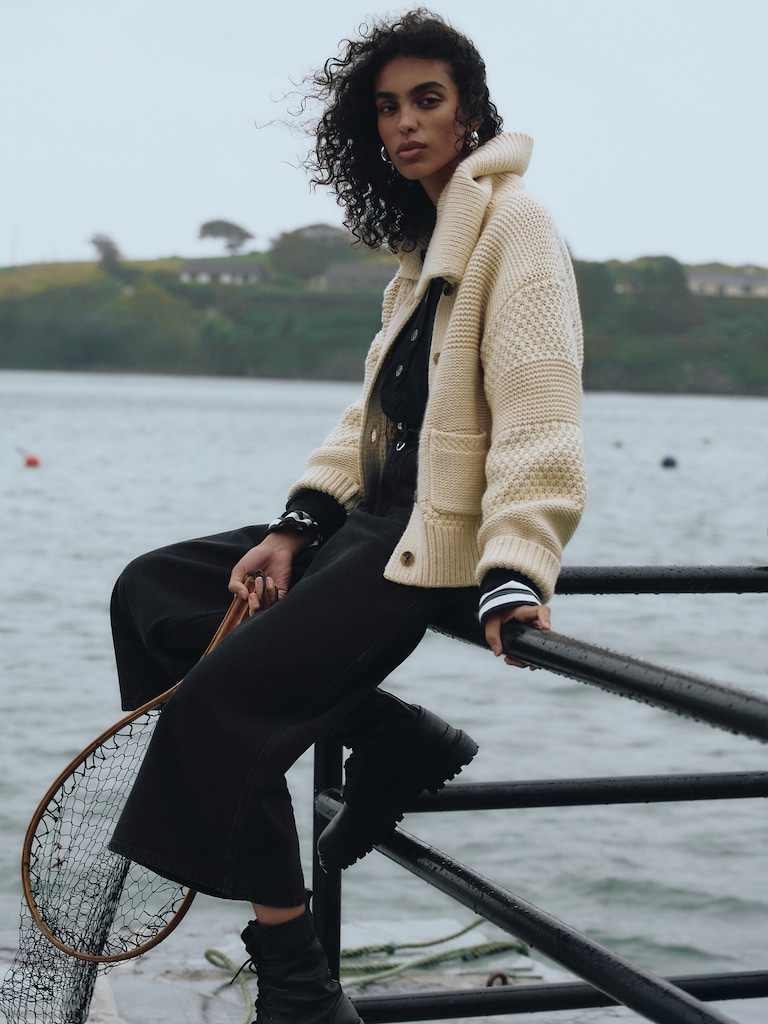 Spacedye Cotton-Wool Cardigan