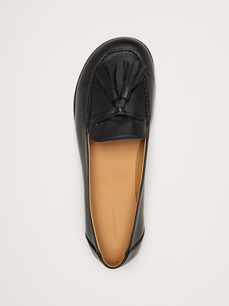 Italian Leather Tassel Loafer
