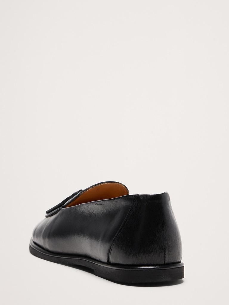 Italian Leather Tassel Loafer