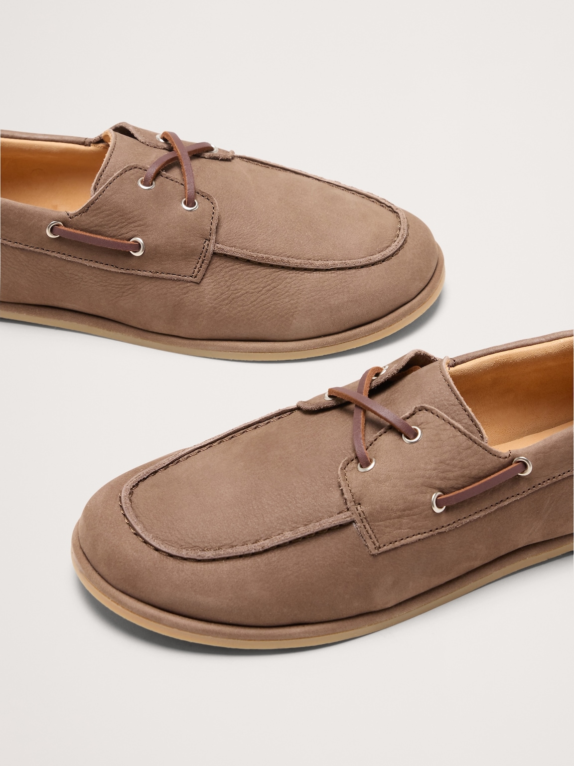Italian Nubuck Leather Boat Shoe