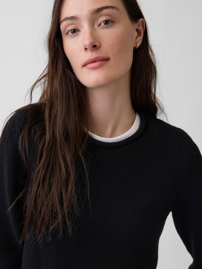 100% Cotton Rollneck Sweater