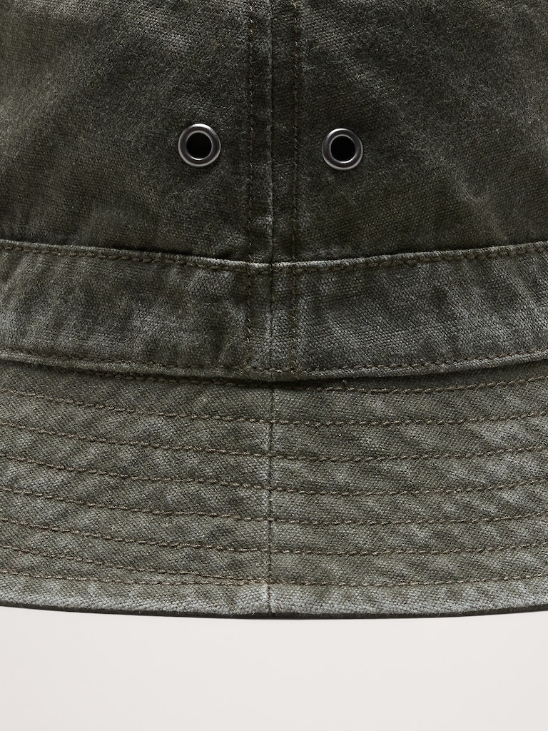 Cotton Canvas Bucket Hat