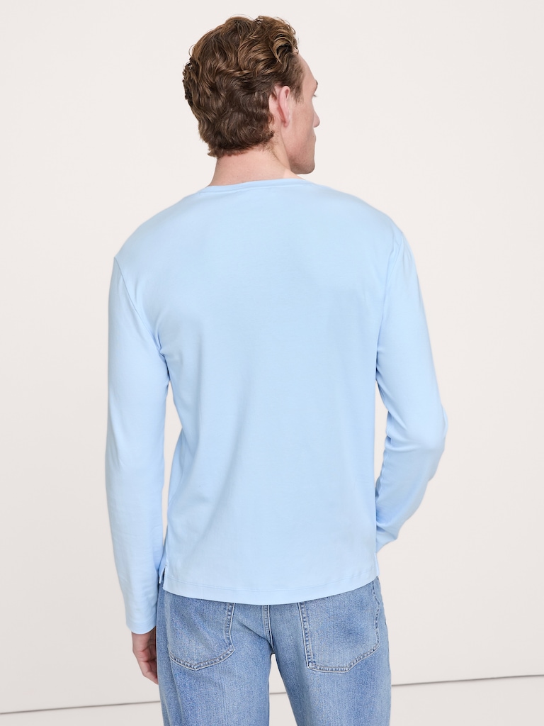 Luxury-Touch Long-Sleeve T-Shirt