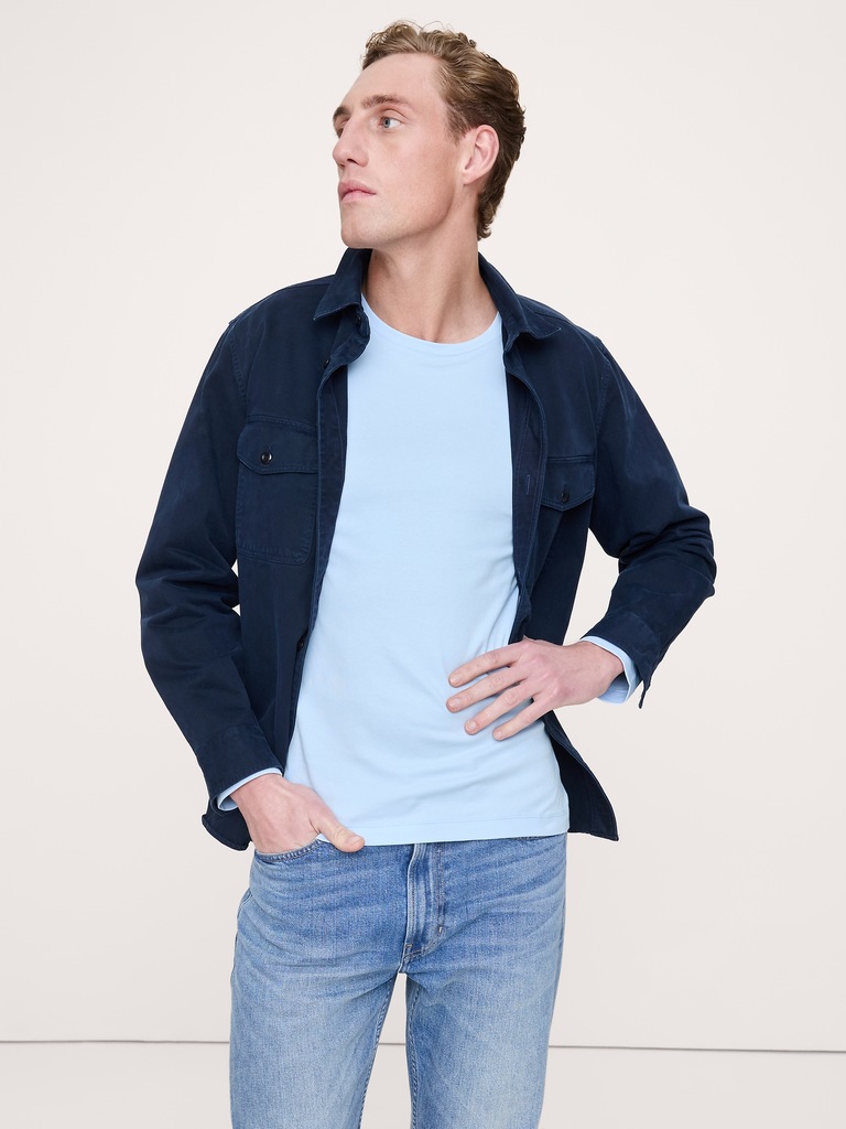 Luxury-Touch Long-Sleeve T-Shirt