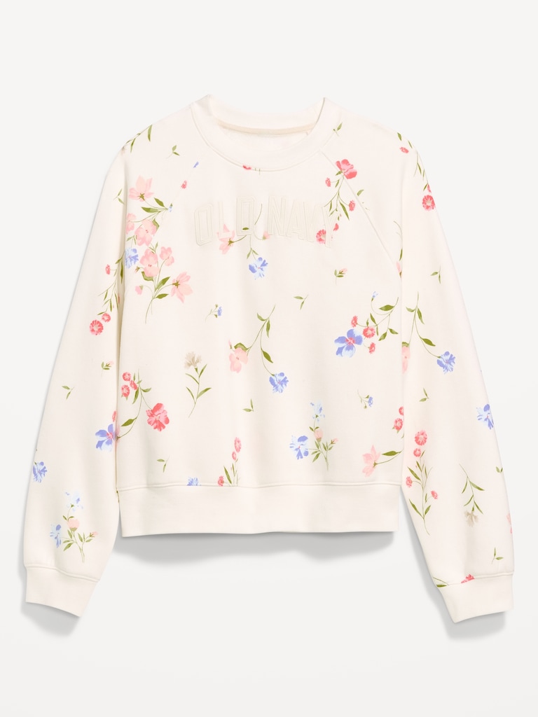 Vintage Crew-Neck Logo-Graphic Sweatshirt