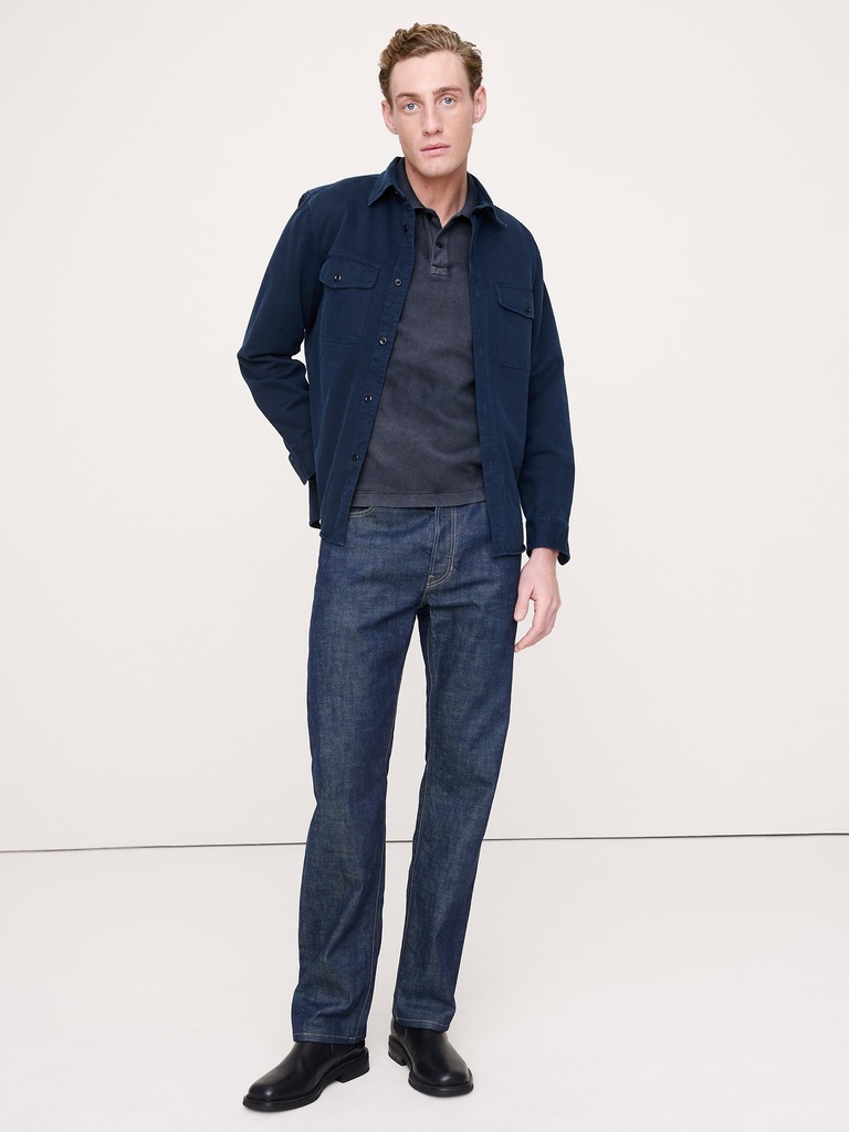 Sun-Washed Pique Polo