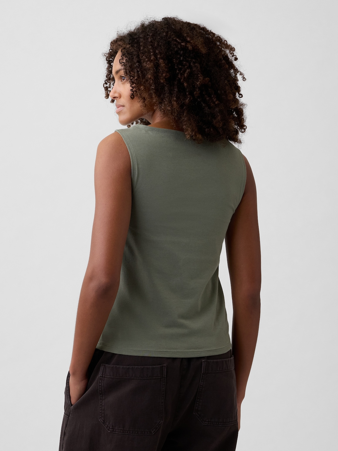 Boatneck Tank Top