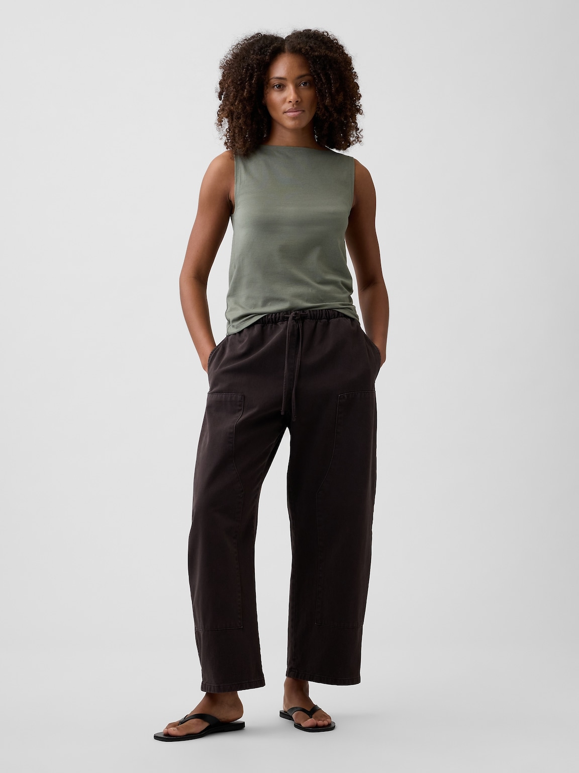 Boatneck Tank Top
