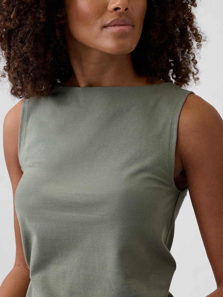 Boatneck Tank Top