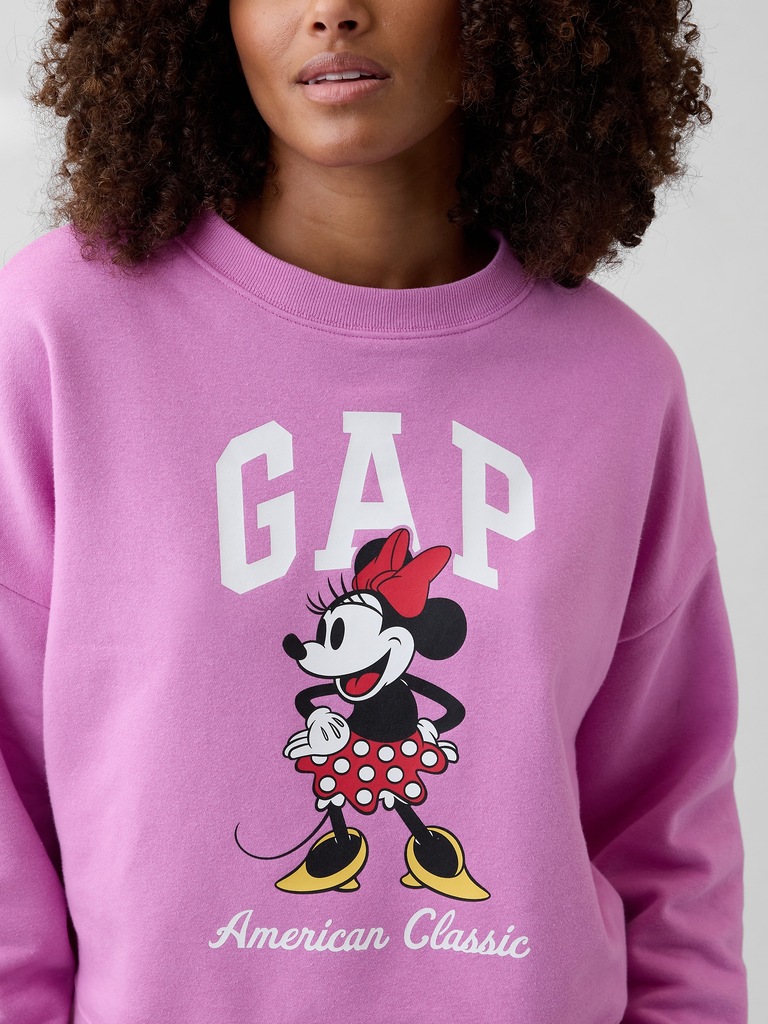 Gap × Disney Minnie Mouse Oversized Logo Sweatshirt