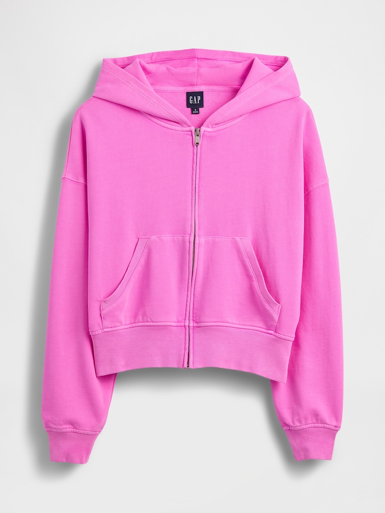 VintageSoft Terry Zip Hoodie