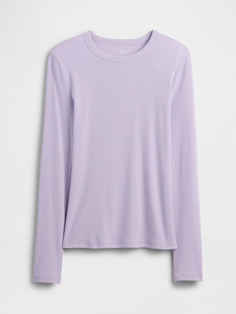 Essential Ribbed Crewneck T-Shirt
