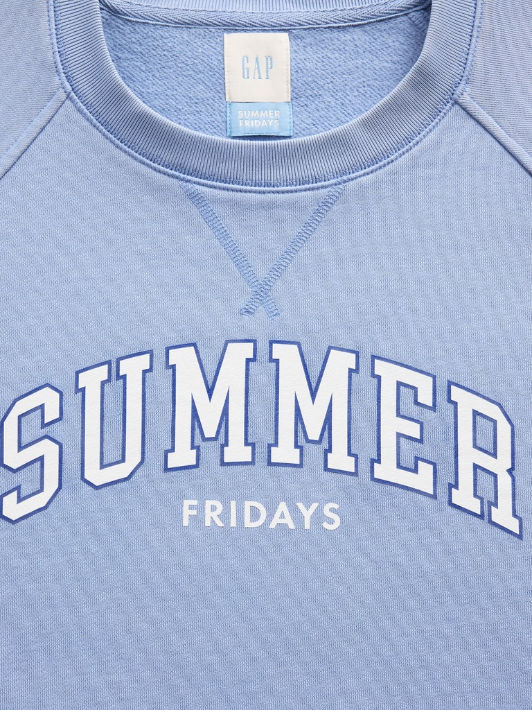 Gap × Summer Fridays Oversized Raglan Logo Sweatshirt