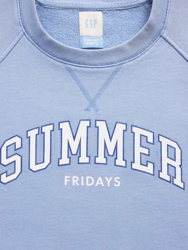 Gap × Summer Fridays Oversized Raglan Logo Sweatshirt