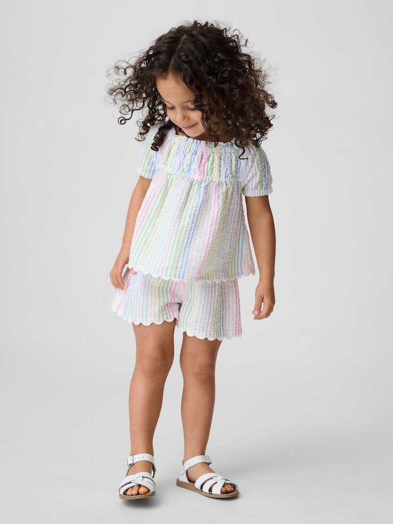 Baby & Toddler Seersucker Stripe Outfit Set