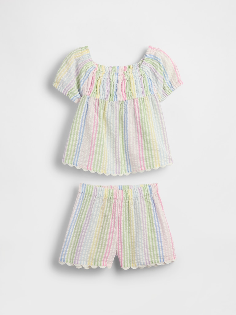 Baby & Toddler Seersucker Stripe Outfit Set