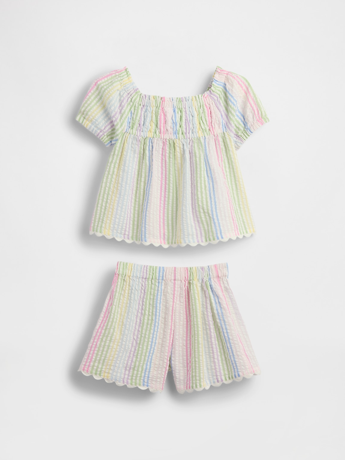 Baby & Toddler Seersucker Stripe Outfit Set