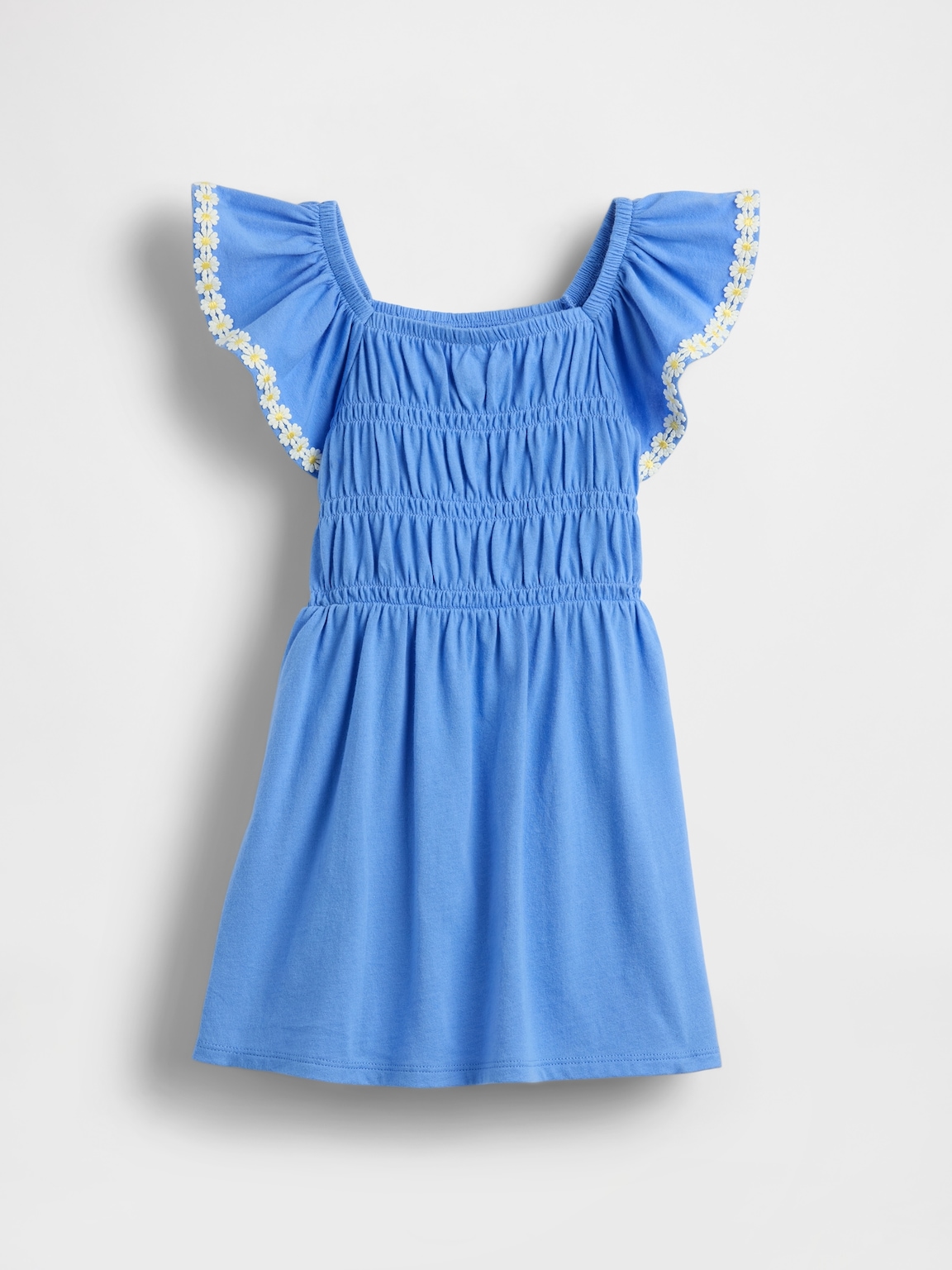 Baby & Toddler Smocked Flutter-Sleeve Dress