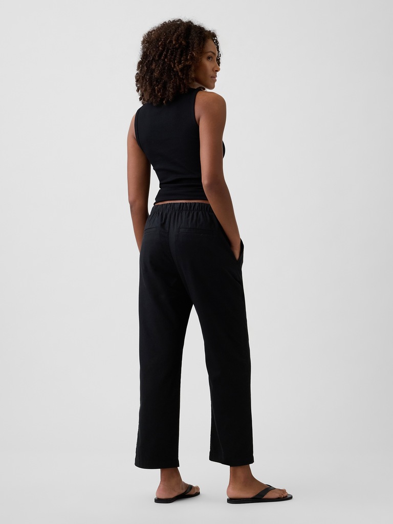 Mid Rise Easy Twill Pants