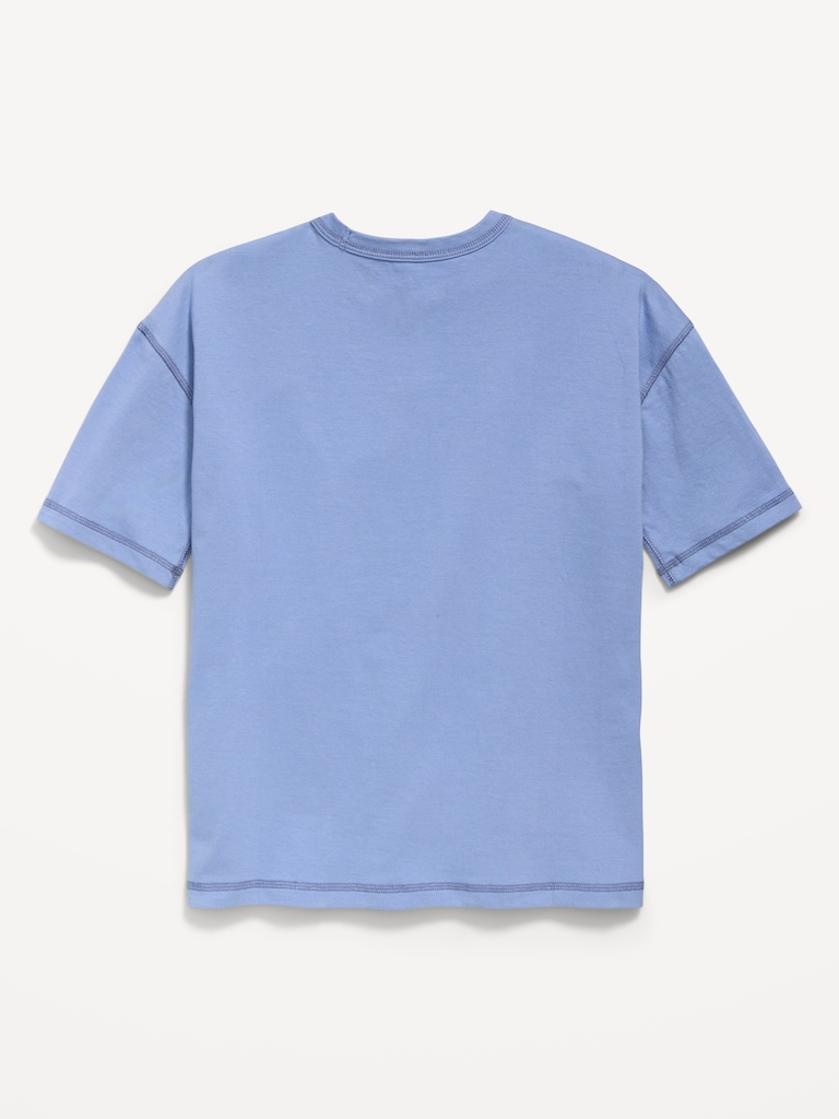 Oversized Short-Sleeve Graphic T-Shirt for Boys