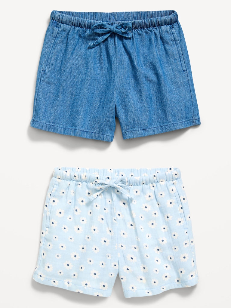 Shorts 2-Pack for Toddler Girls