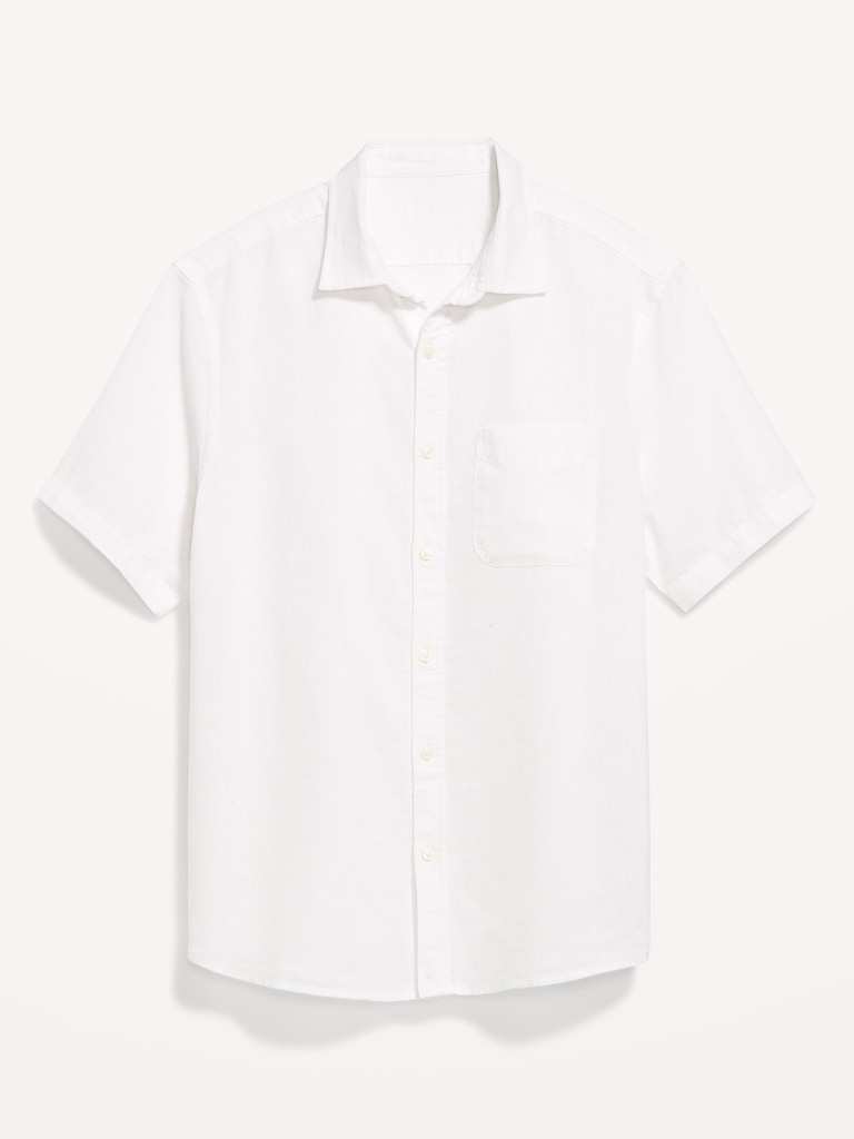 Classic Fit Everyday Linen-Blend Shirt