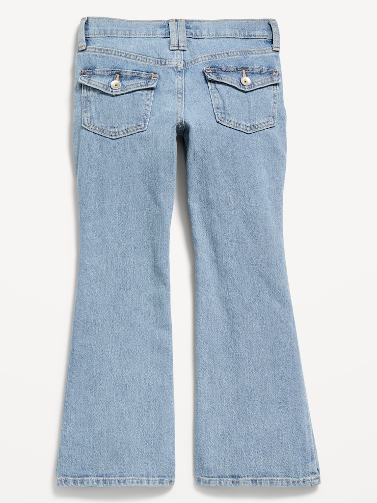 Low-Rise Flare-Leg Jeans for Girls