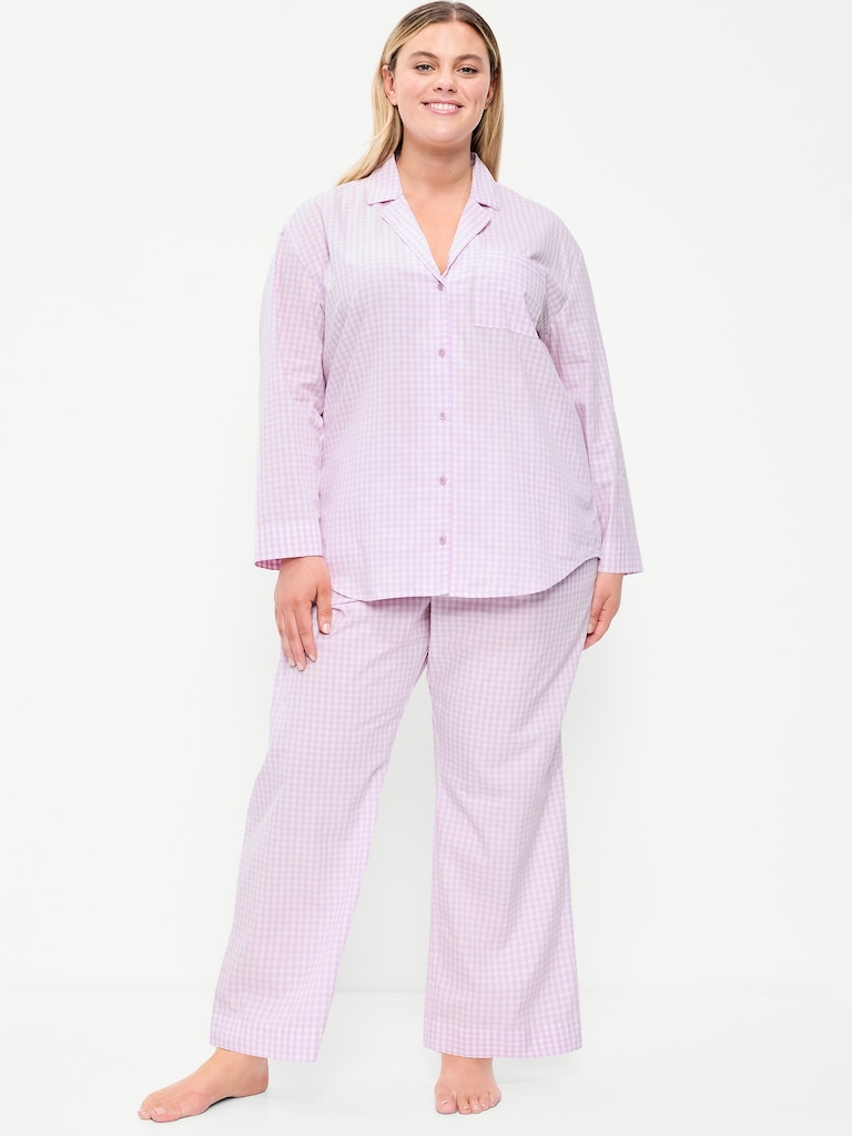 Poplin Pajama Pant Set