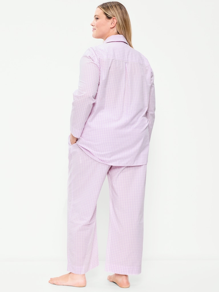 Poplin Pajama Pant Set